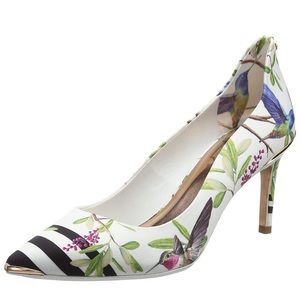 Ted Baker Highgrove Hummingbird Satin Stilettos